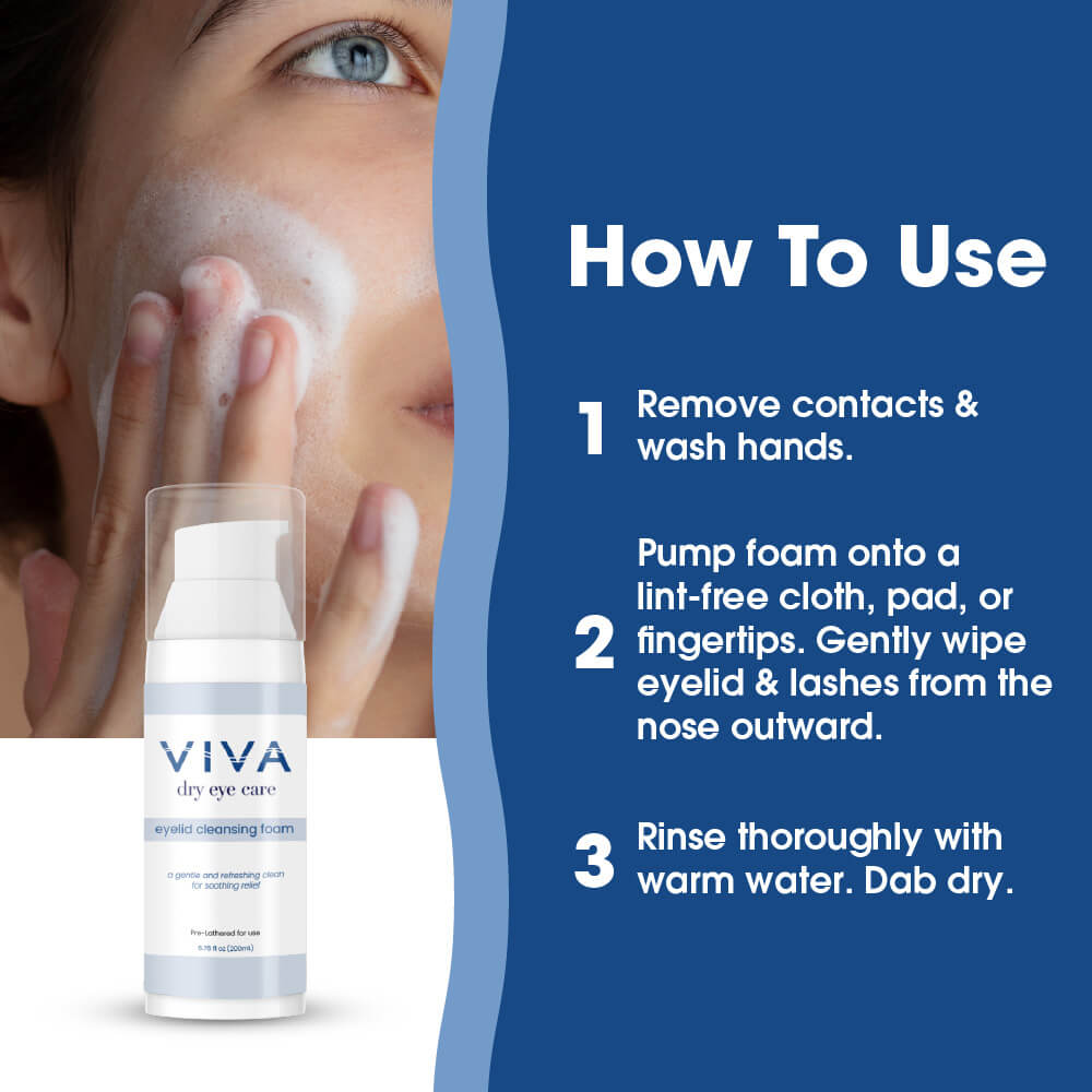 VIVA Eyelid Cleansing Foam - 50mL - 1