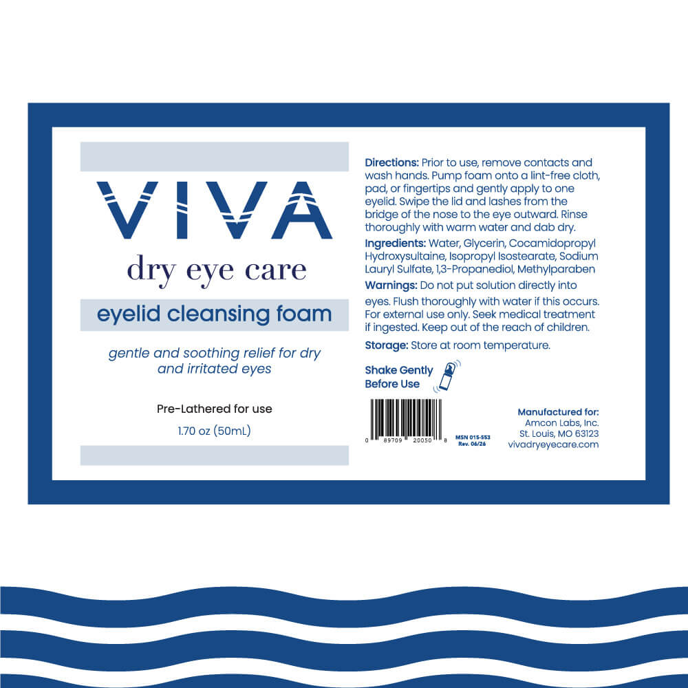 VIVA Eyelid Cleansing Foam - 50mL - 2