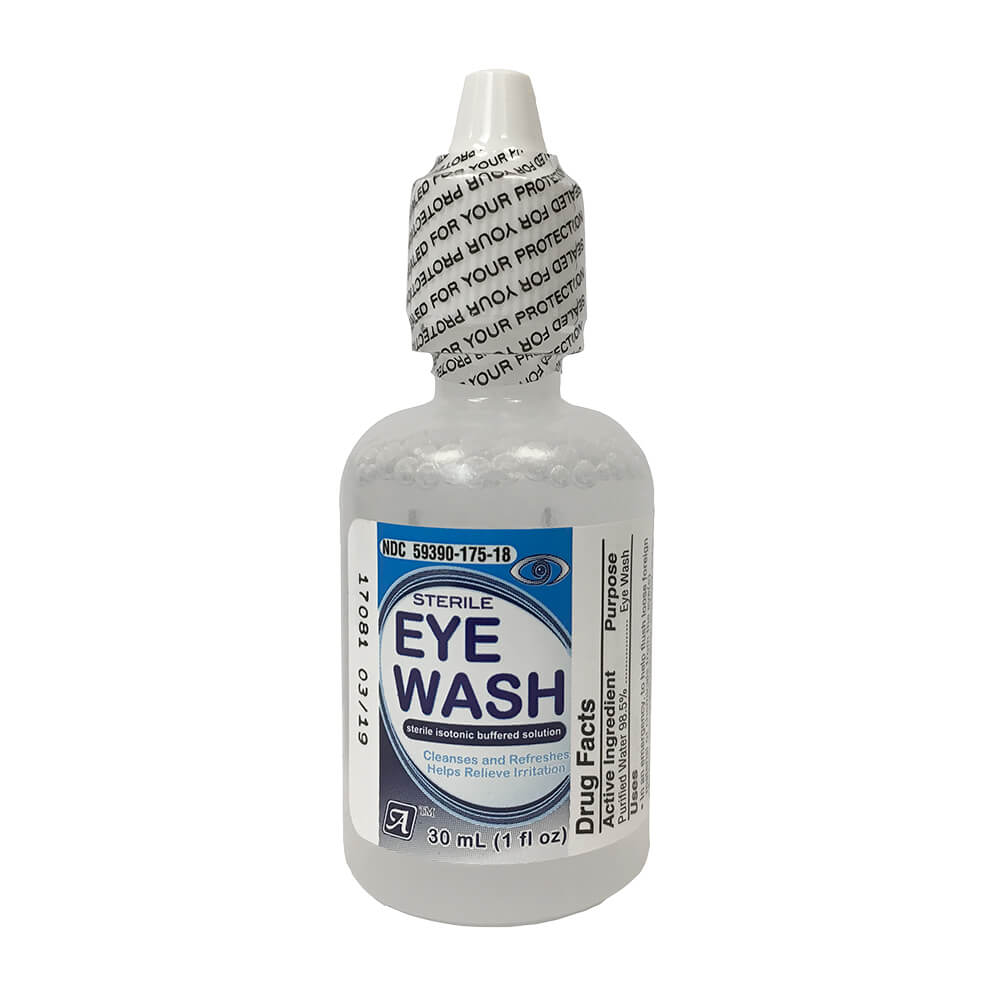 sterile isotonic buffered solution eye wash 1oz exam surgery buffered solution