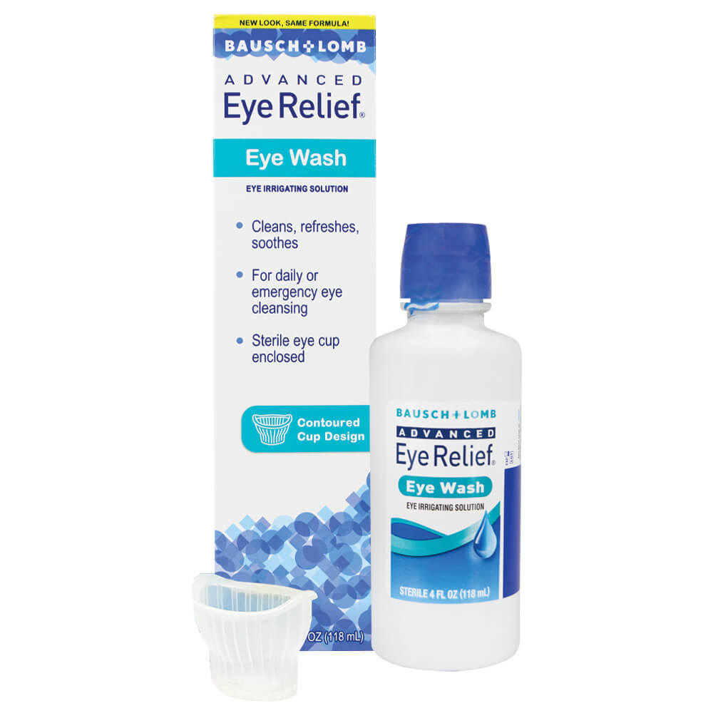 Bausch & Lomb Eye Relief Eye Wash Solution, Sterile 4 oz — Mountainside  Medical Equipment