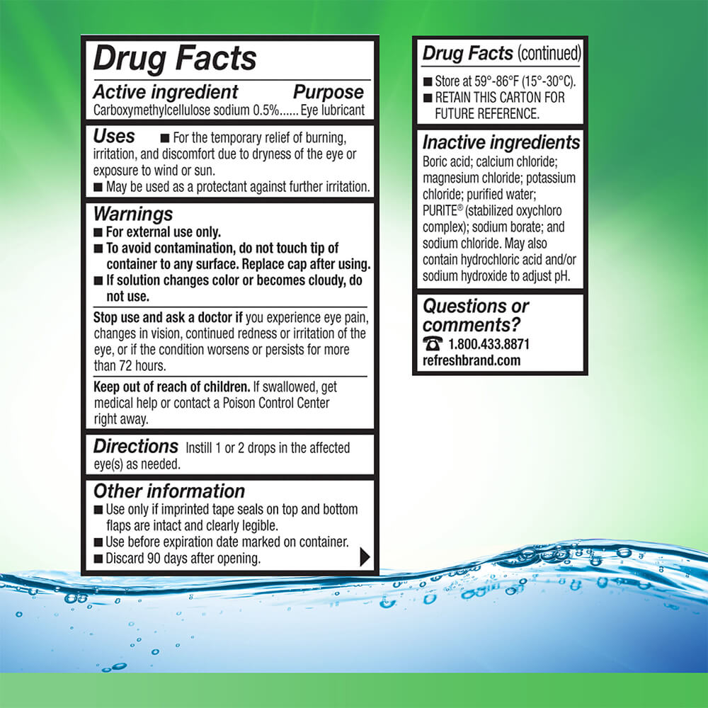 Refresh Tears&reg; Lubricant Eye Drops - 1