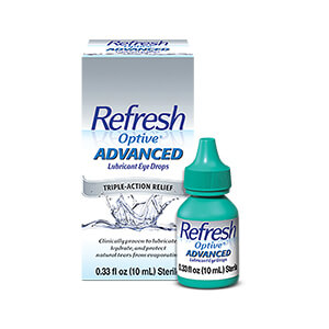 Refresh Optive® Advanced Lubricant Eye Drops - Short Dated