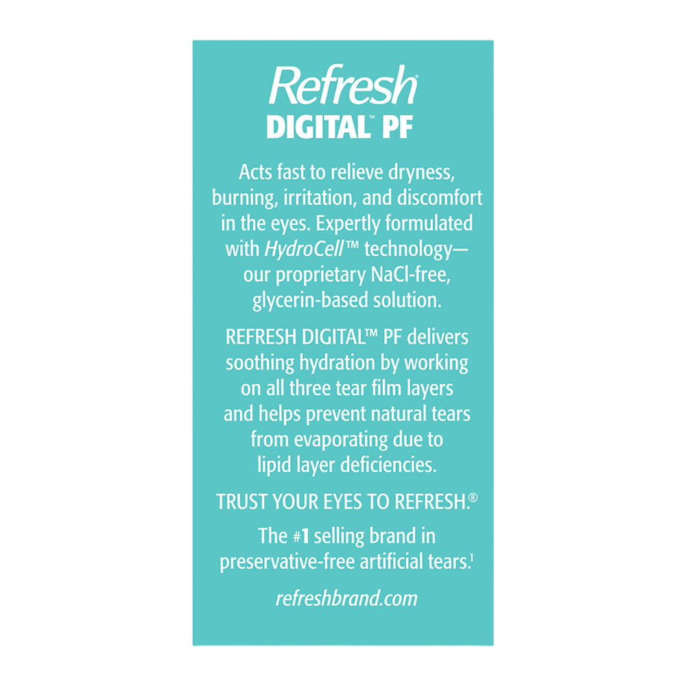Refresh Digital PF Lubricant Eye Drops - 2