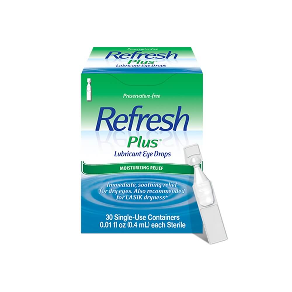 Refresh Plus® Lubricant Eye Drops - Single-Use Containers