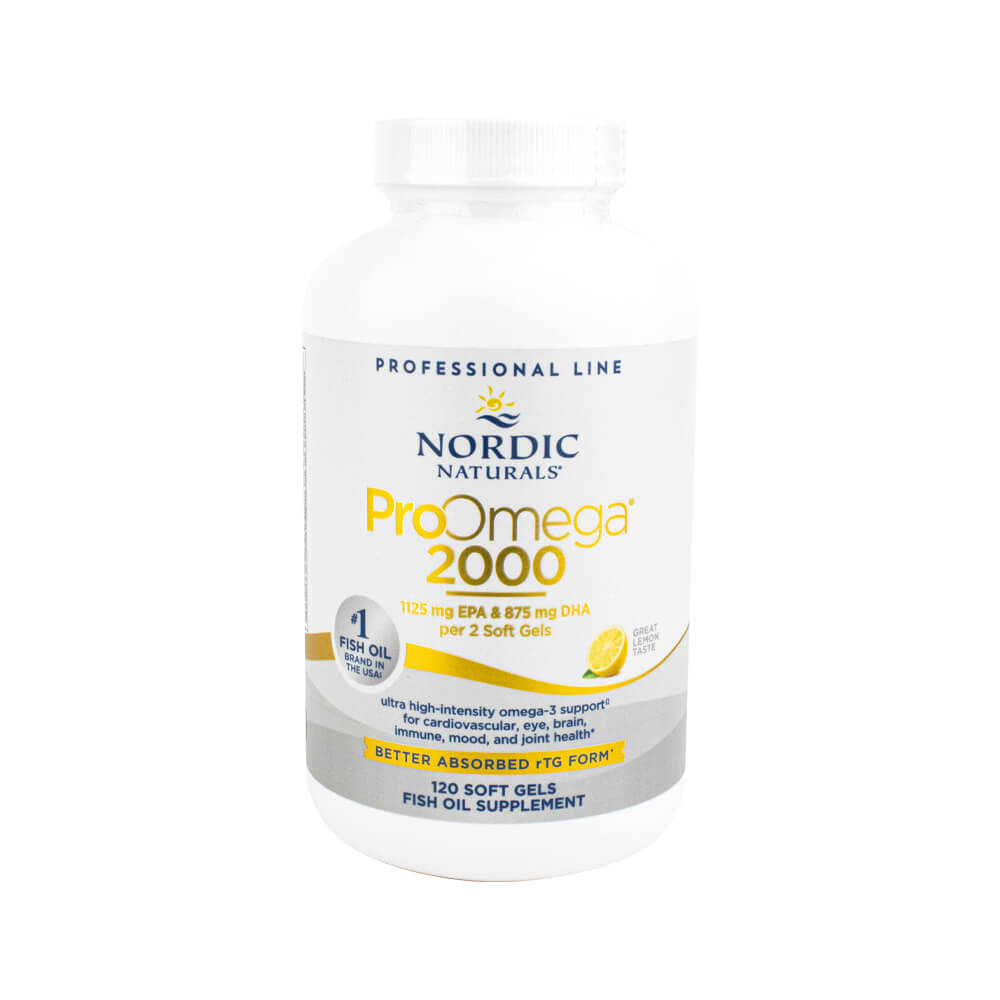 ProOmega&reg; 2000 Omega-3 Fish Oil Softgels - High Potency EPA + DHA
