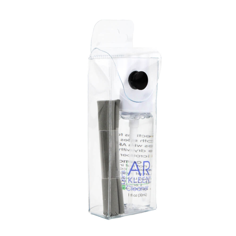 AR Kleen&reg; - Lens Cleaner Care Kit - 1 fl oz Spray Pump Bottle and Cleaning Cloth - 3