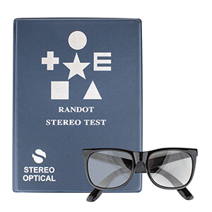 Randot Stereotest Stereo Vision Testing Kit with 3-D Viewers - 1