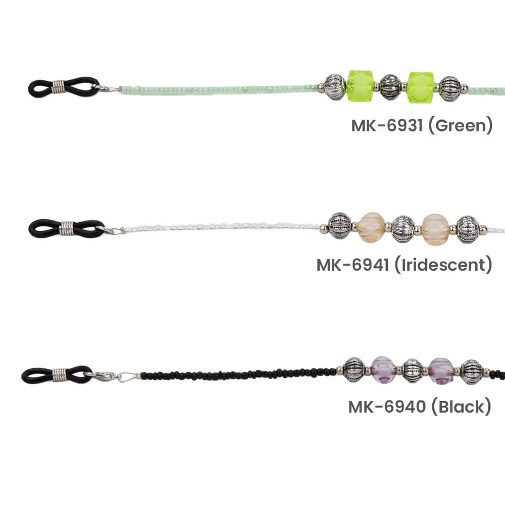 Silver Accent Eyeglass Chains - 3