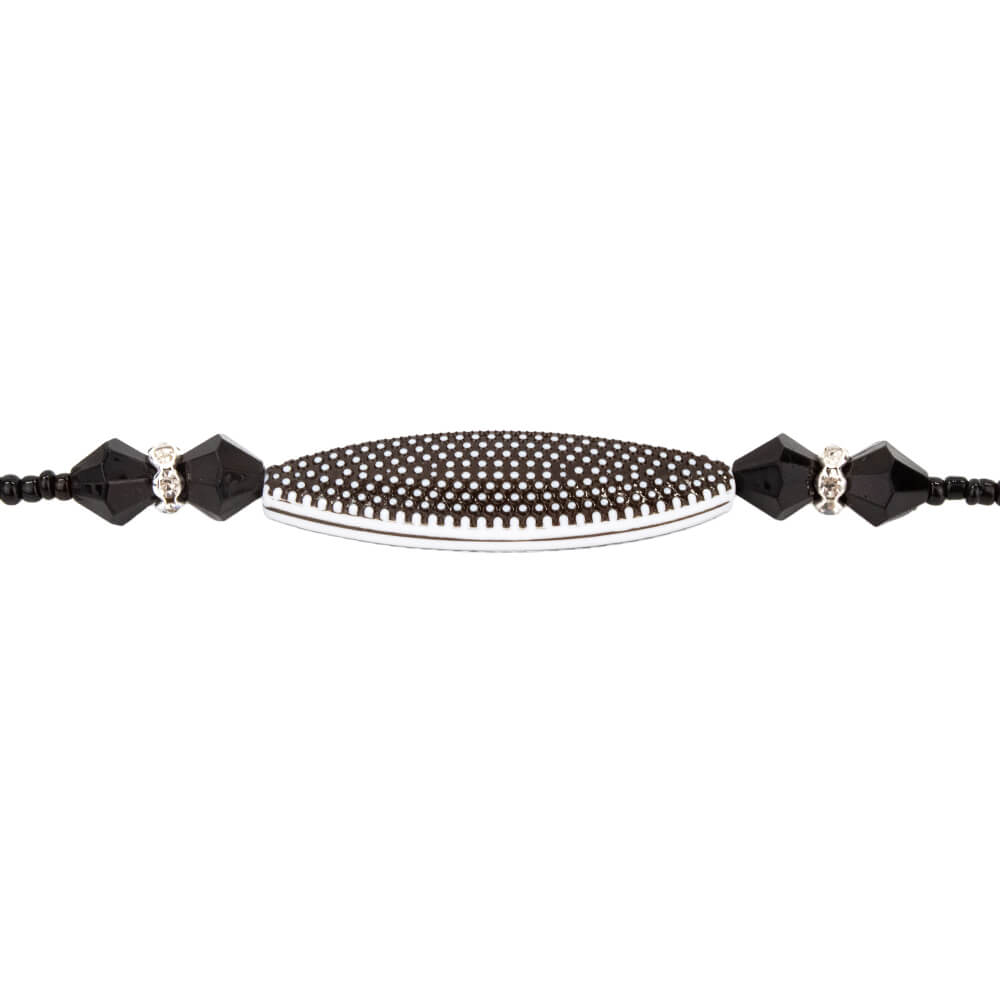Black Beaded Eyeglass Chains - 2