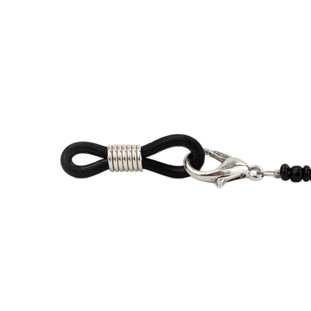 Black Beaded Eyeglass Chains - 3