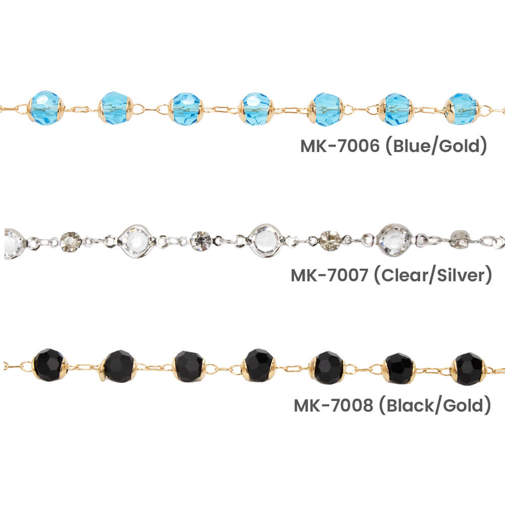 Colored Beads Eyeglass Chains - 2
