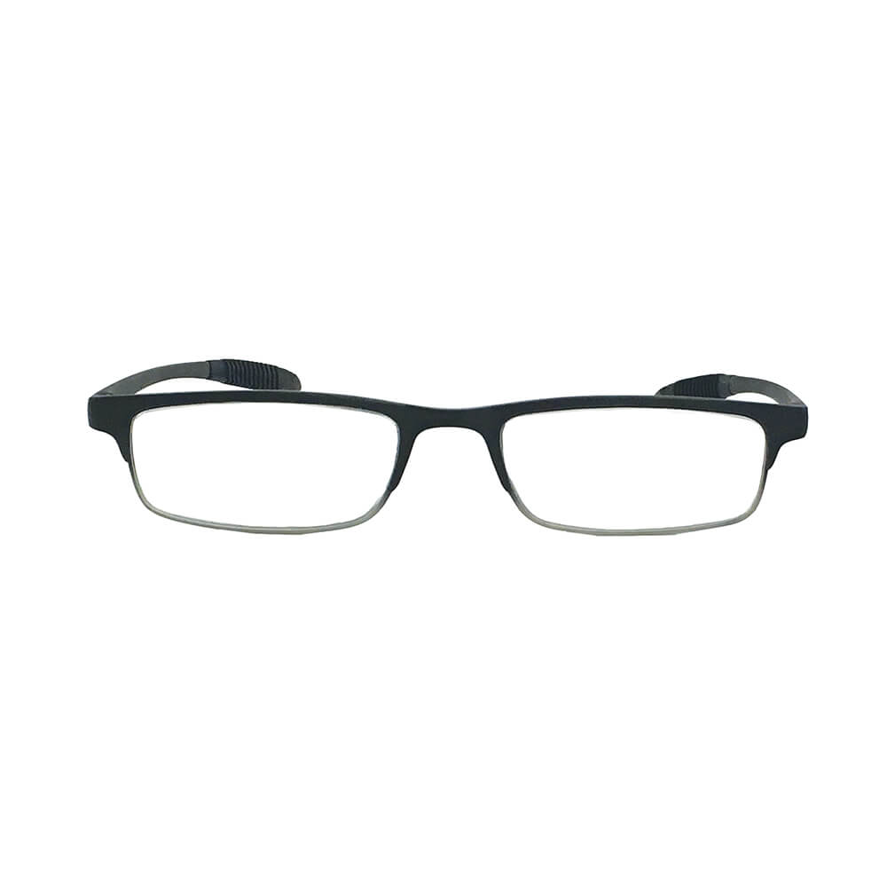 AR Coated Reading Glasses - Gradient Gray with Comfort Grip Temples