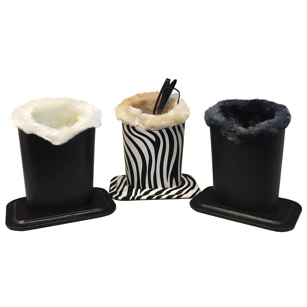 Fur Lined Eyeglass Caddies