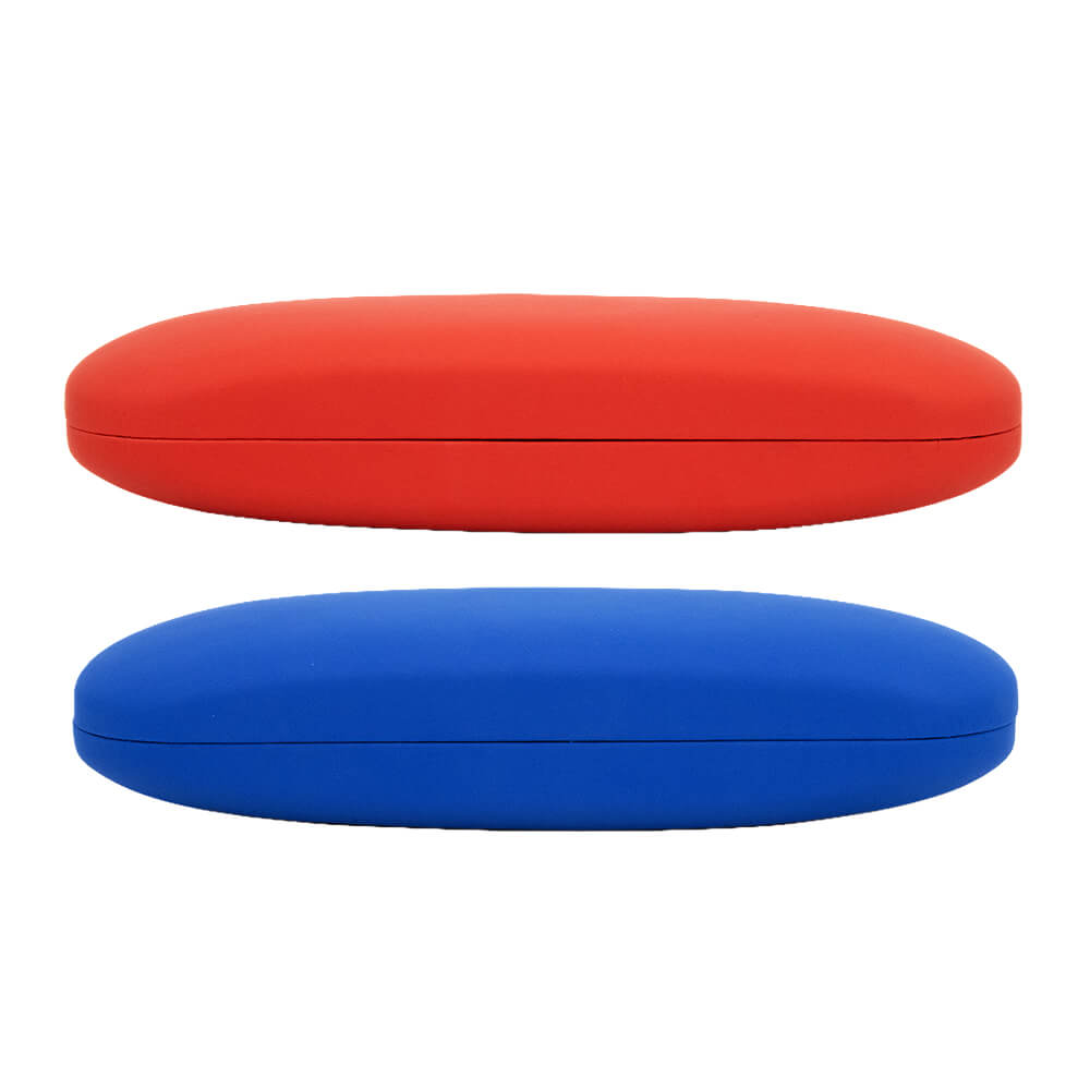 Classic Clam Eyeglass Case, Assorted Red & Blue - 1