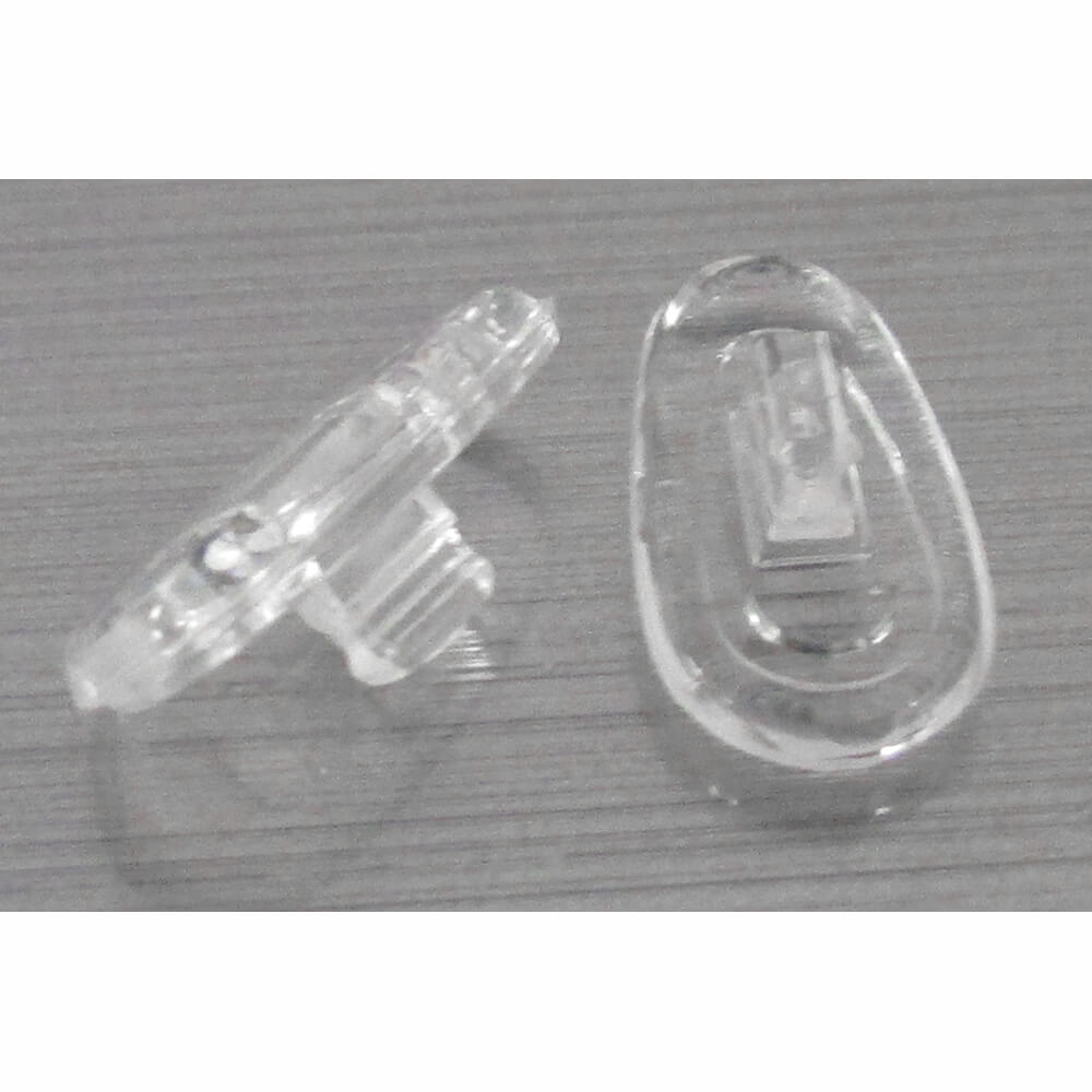 Soft Silicone Round Tear Drop Push & Screw-On - 100 pair pack - 2