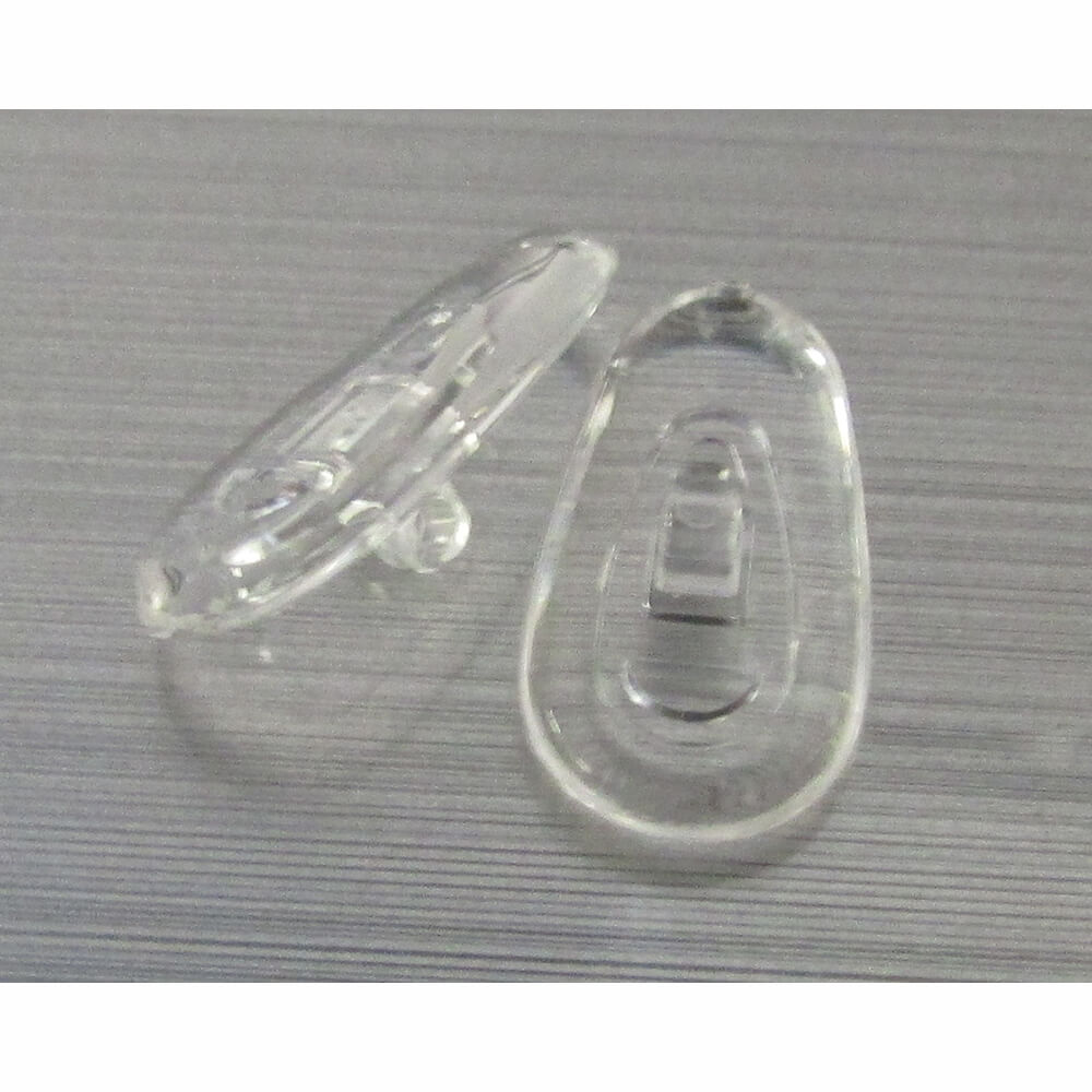Soft Silicone Round Tear Drop Push & Screw-On - 100 pair pack - 3