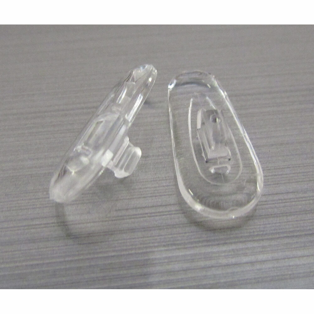 Soft Silicone Round Tear Drop Push & Screw-On - 100 pair pack - 6