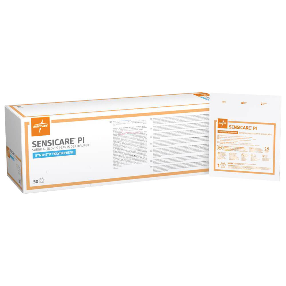 Medline SensiCare PI Polyisoprene Surgical Gloves
