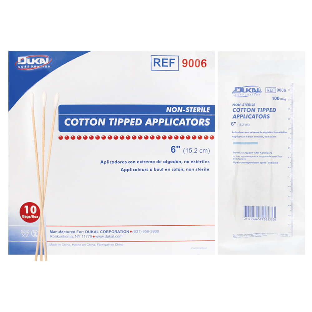 Cotton Tipped Applicators - 6 (Bag of 100)