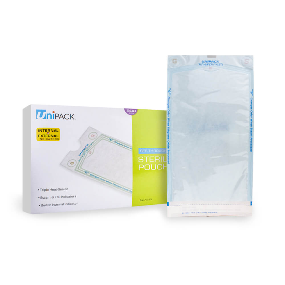 Nylon Self Seal Pouches 7.5" x 13"