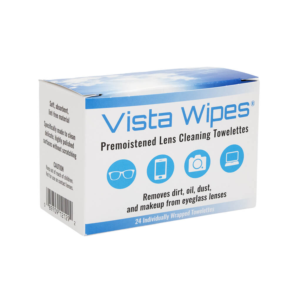 Vista Wipes&reg; Pre-Moistened Lens Cleaning Towelettes - 1