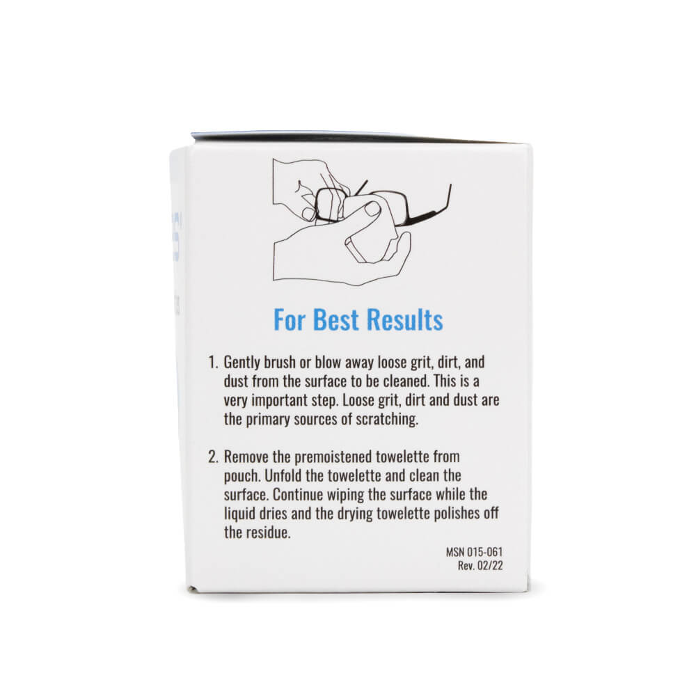 Vista Wipes&reg; Pre-Moistened Lens Cleaning Towelettes - 2