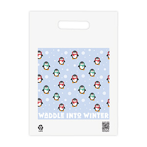 Plastic Supply Bag - Waddle Into Winter - 1