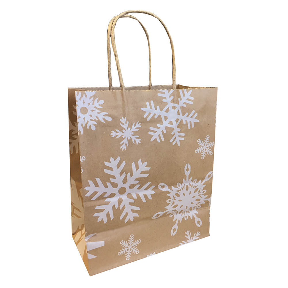 Snowflake Kraft Bag