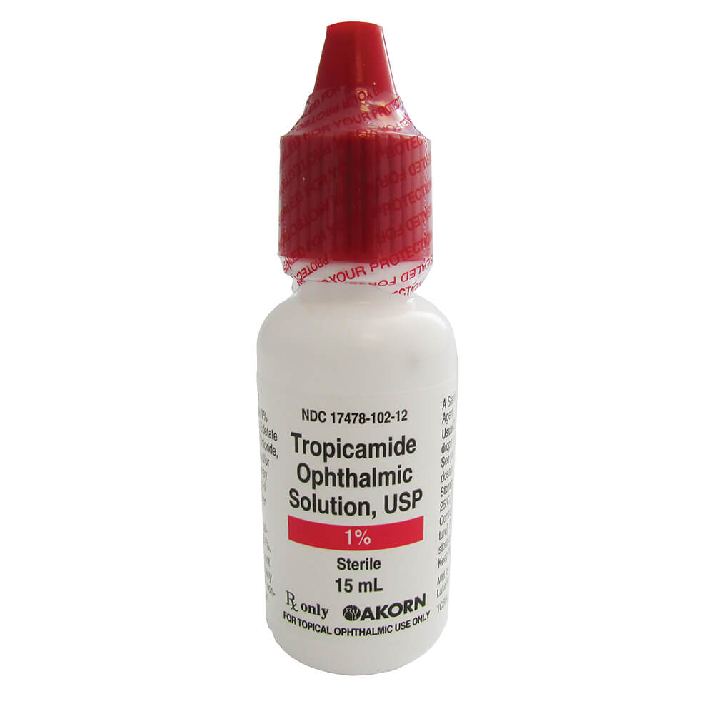Tropicamide 1% (Tropicacyl 1%) by Akorn