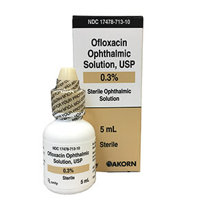 Ofloxacin Ophthalmic Solution Usp 0.3 For Dogs