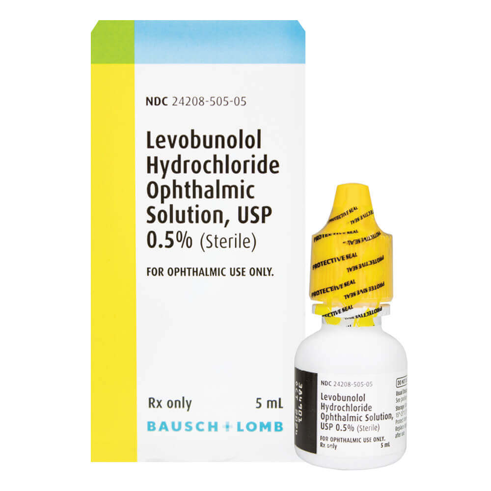 Bausch + Lomb Levobunolol Hydrochloride Ophthalmic Solution 0.5% - 5mL