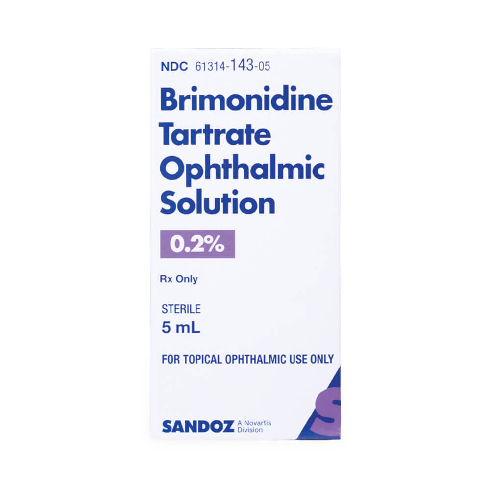 Sandoz Brimonidine Tartrate Ophthalmic Solution 0.2% - 5mL