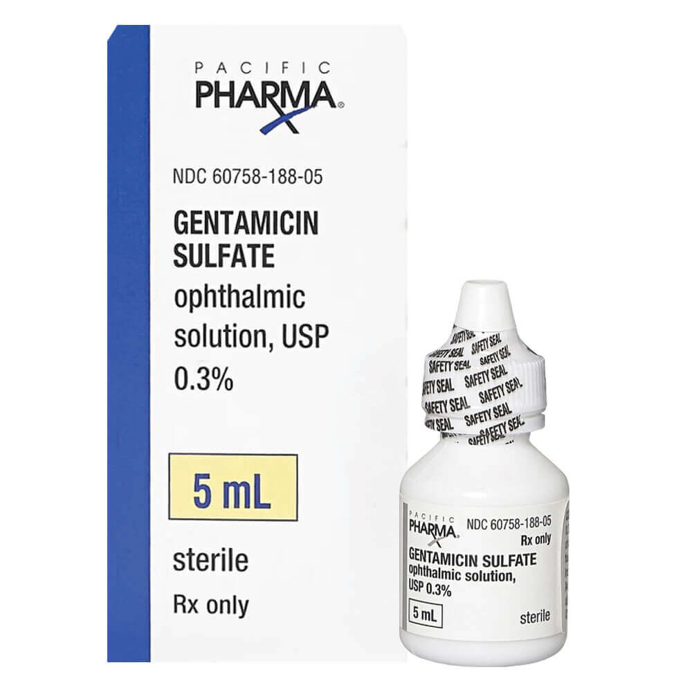 Gentamicin Sulfate 0.3% Ophthalmic Drops