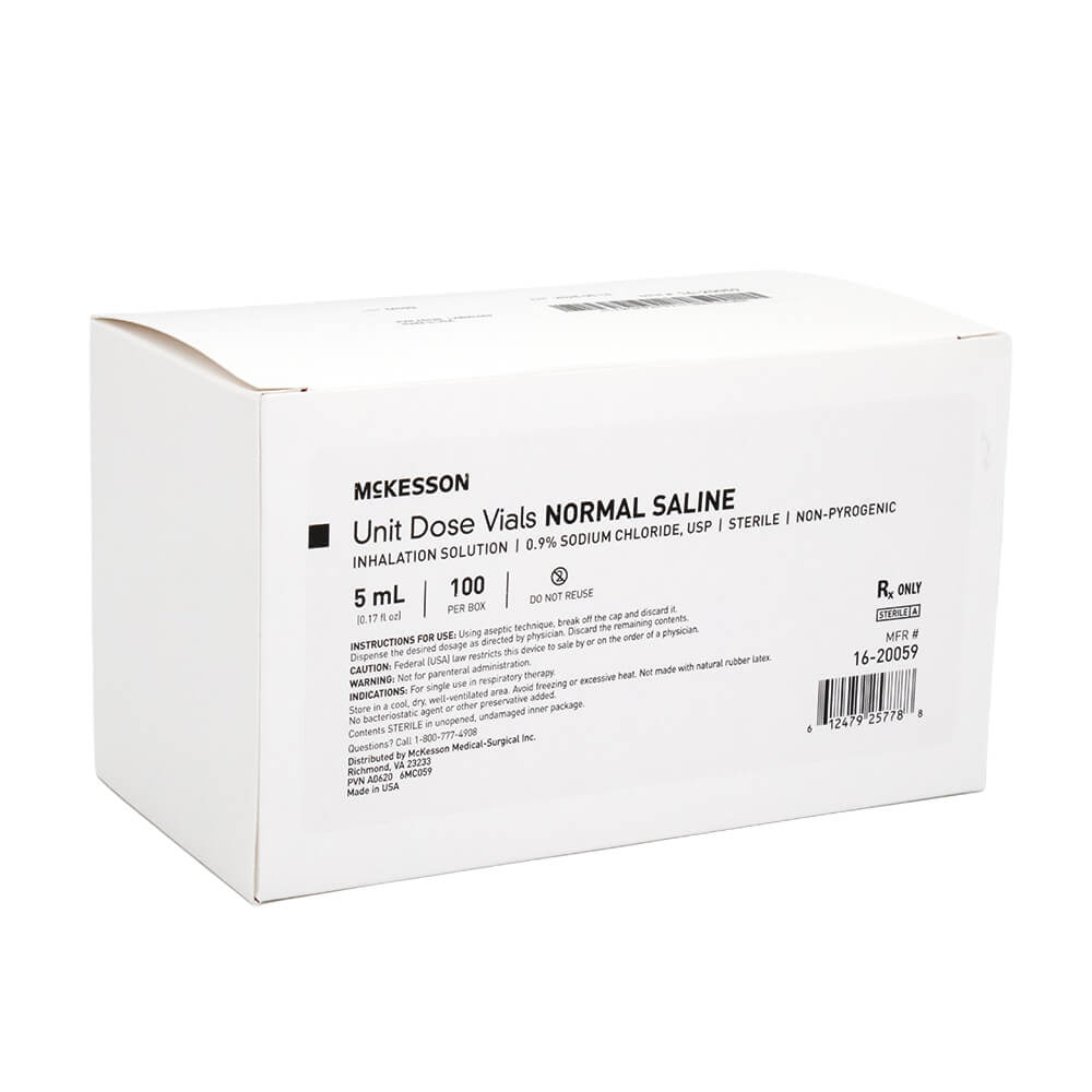 Sodium Chloride Preservative Free Solution for Inhalation 0.9% - 5 mL - 2