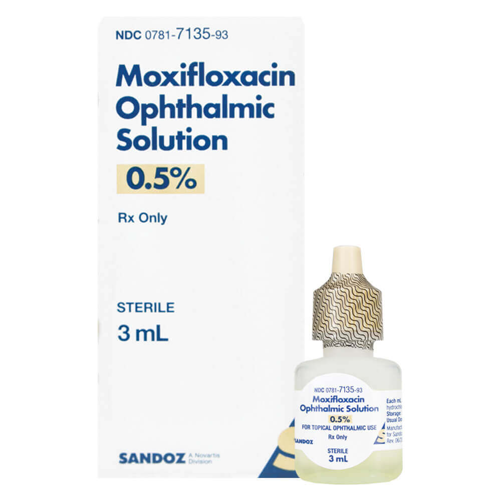 Sandoz Moxifloxacin Ophthalmic Solution 0.5% - 3mL