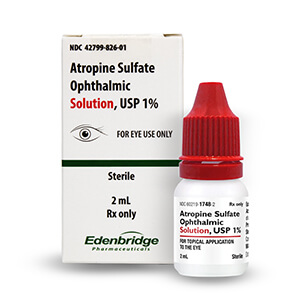 Atropine Sulfate 1% Ophthalmic Solution 2mL - 1