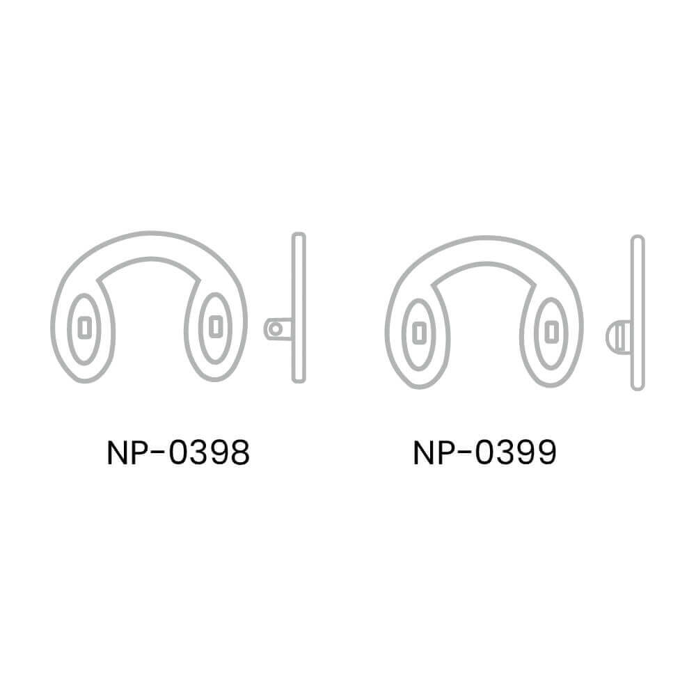Soft Silicone Nose Pads - Narrow Saddle Strap - 3 Piece Pack