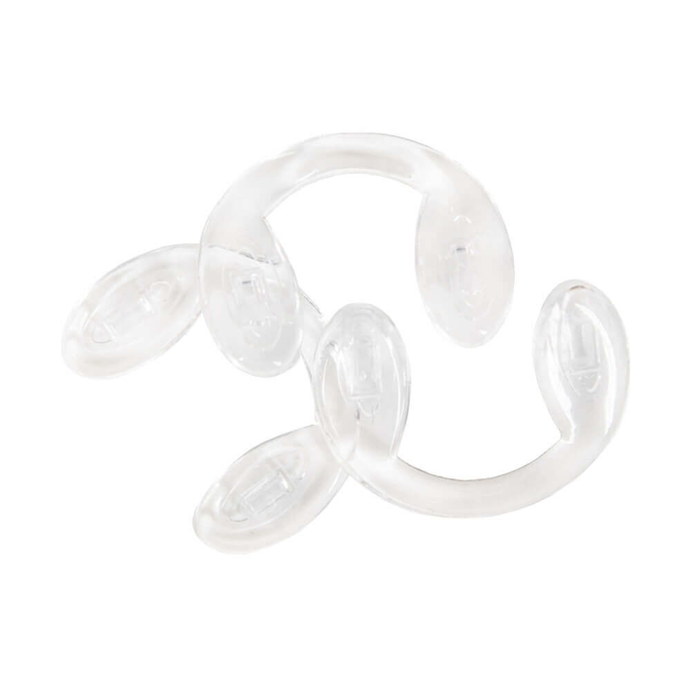Soft Silicone Nose Pads - Narrow Saddle Strap - 3 Piece Pack - 2