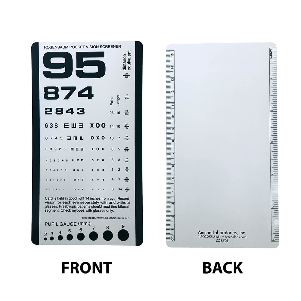 Rosenbaum Eye Chart