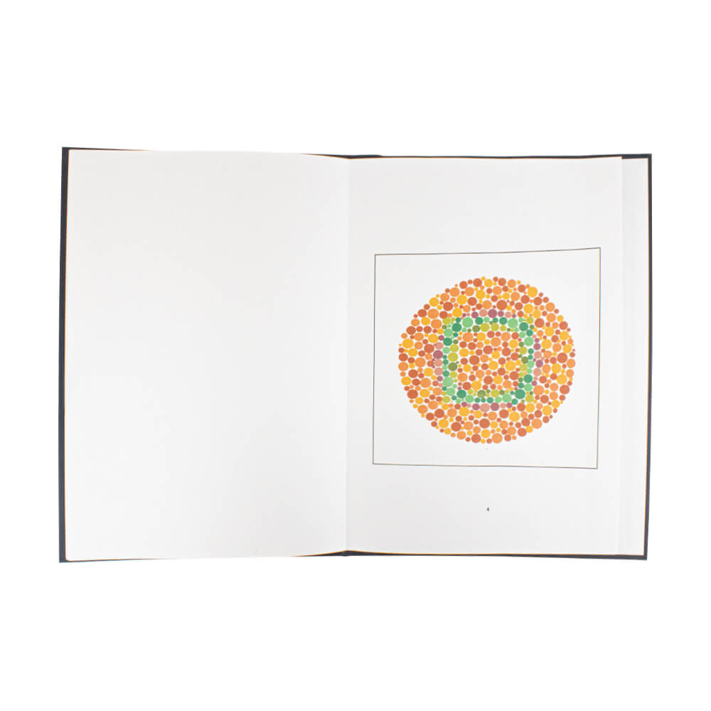 Ishihara Test Chart Book for Color Blindness - 10 Plate - 1