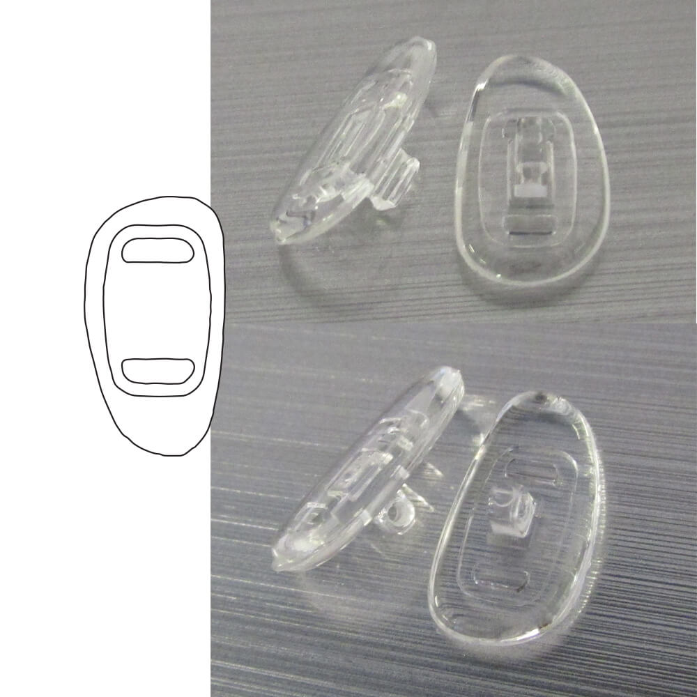 Soft Silicone Nosepads - 100 pair pack - 1