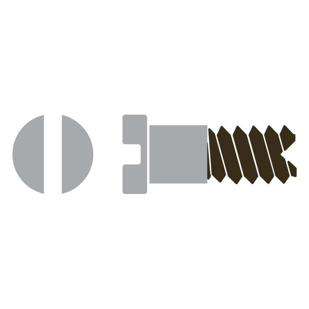 Hinge/Eyewire Screws - 1.16mm/3.35mm/1.6mm - Coated Silver